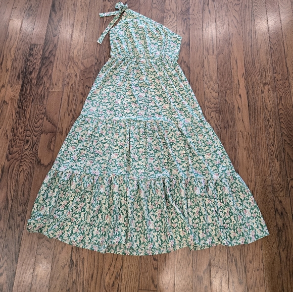 PRETTYGARDEN Women's Floral Maxi Dress 2024 Knot One Shoulder Sleeveless… - Picture 3 of 3